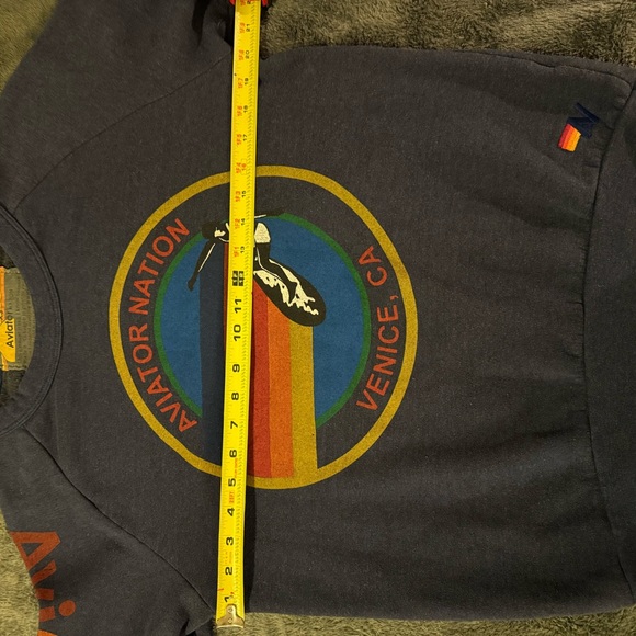 Aviator Nation Blue Logo Sweatshirt - Picture 6 of 7